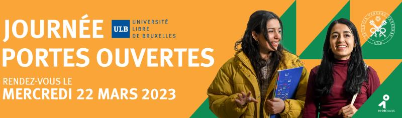 La Journée Porte ouverte de l'ULB ce 22/03/2023