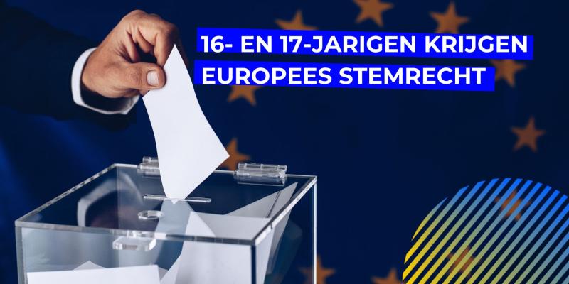 16- en 17-jarigen krijgen Europees stemrecht