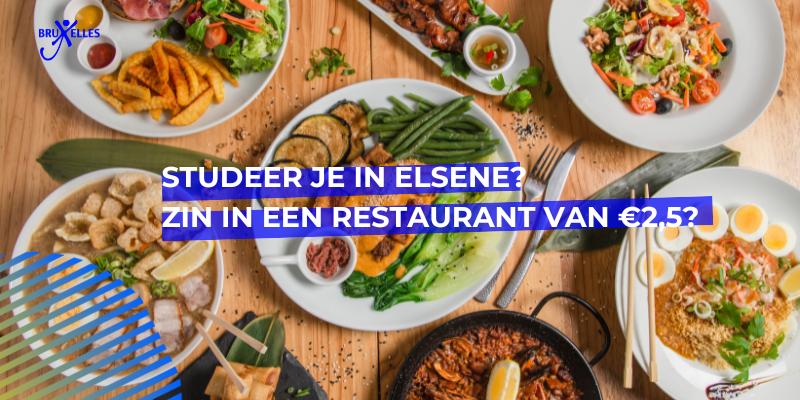 Goedkoop studentenmaaltijden in Elsense restaurants !