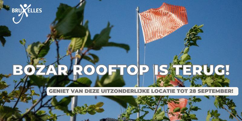 Bozar Rooftop is deze zomer terug!