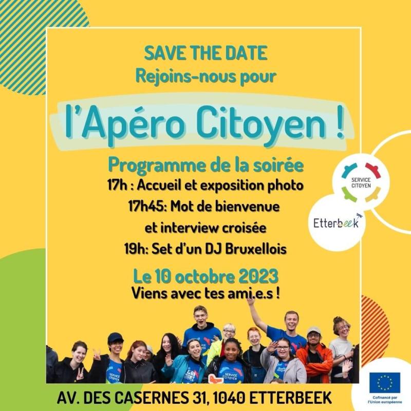 Découvre le Service Citoyen autour d'un apéro!