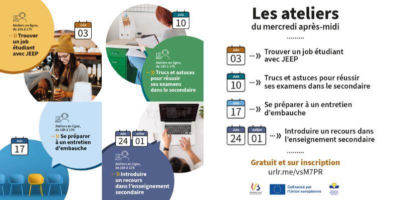 Les ateliers du mercredi du SIEP : le programme du mois de juin