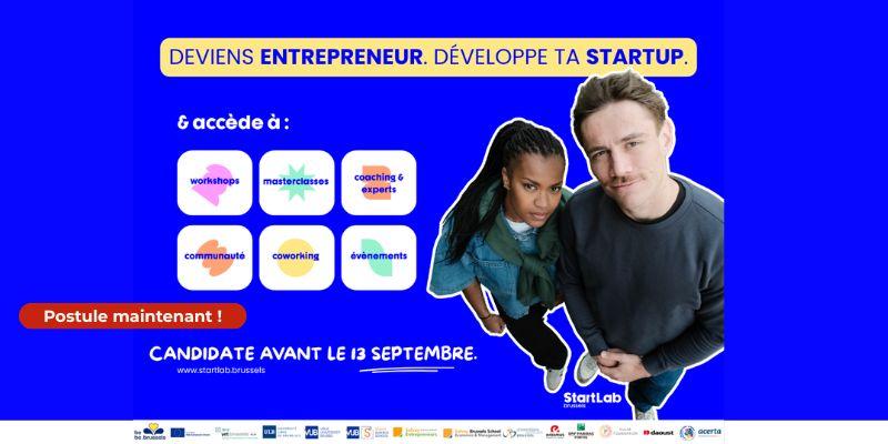 StartLab.Brussels : Les candidatures ouvertes !