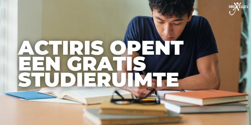 Actiris opent een gratis, geklimatiseerde studieruimte voor studenten in Brussel
