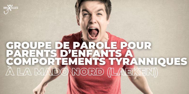 Parents : un groupe de parole à Laeken pour faire face aux comportements tyranniques ou agressifs de son enfant