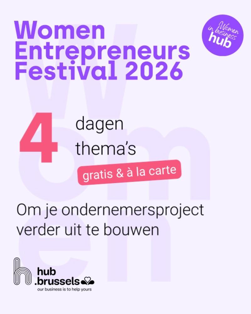 Women Entrepreneurs Festival 2026: 4 dagen om je ondernemersproject te ontwikkelen
