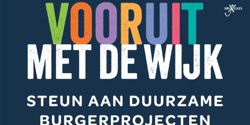 Vooruit met de wijk: steun aan duurzame burgerprojecten