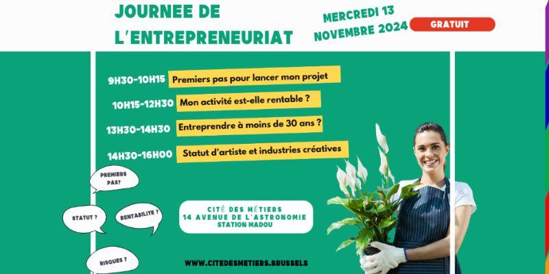 Journée de l'entrepreneuriat à la Cité des Métiers