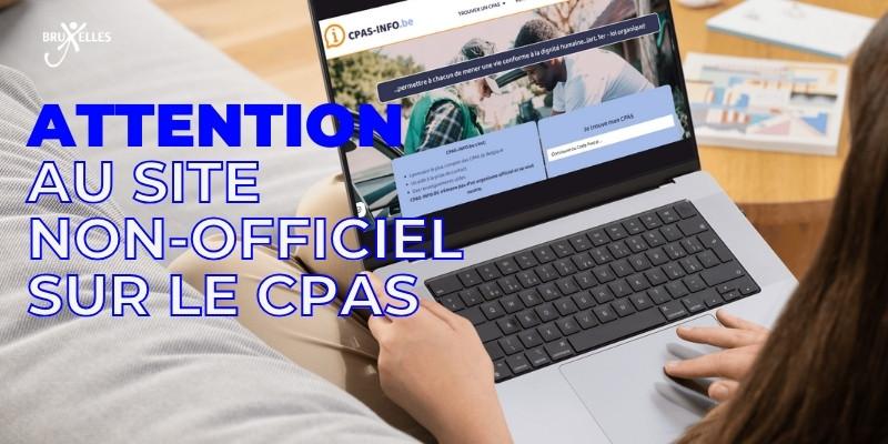 Attention : Évite toute confusion avec un site privé concernant les CPAS !