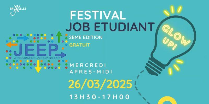Le Festival JOB Etudiant « GLOW UP » c'est aujourd'hui!