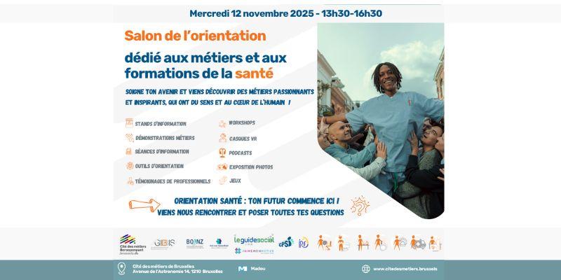 Le Salon Orientation Santé : Découvre les métiers et formations de la santé à Bruxelles